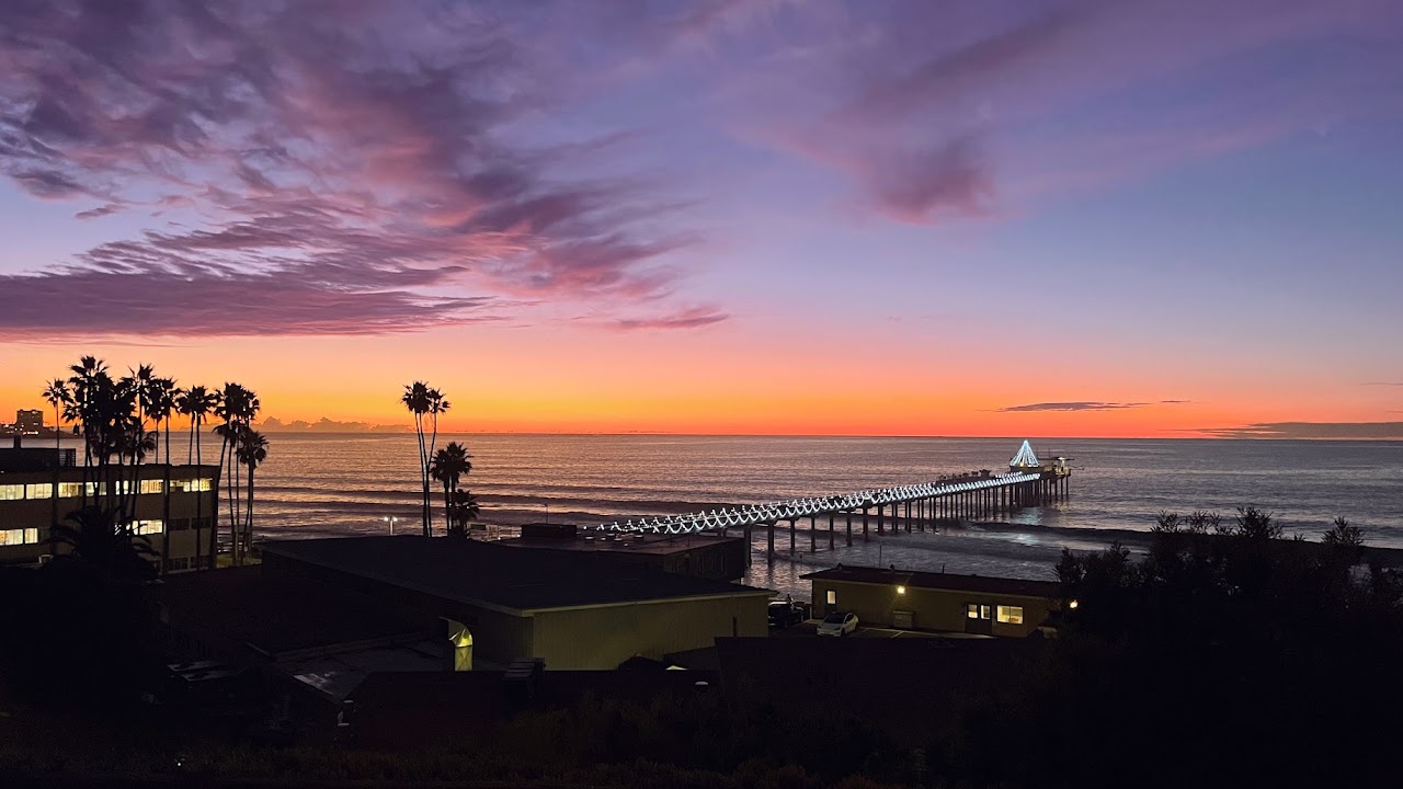 Scripps Pier at sunset