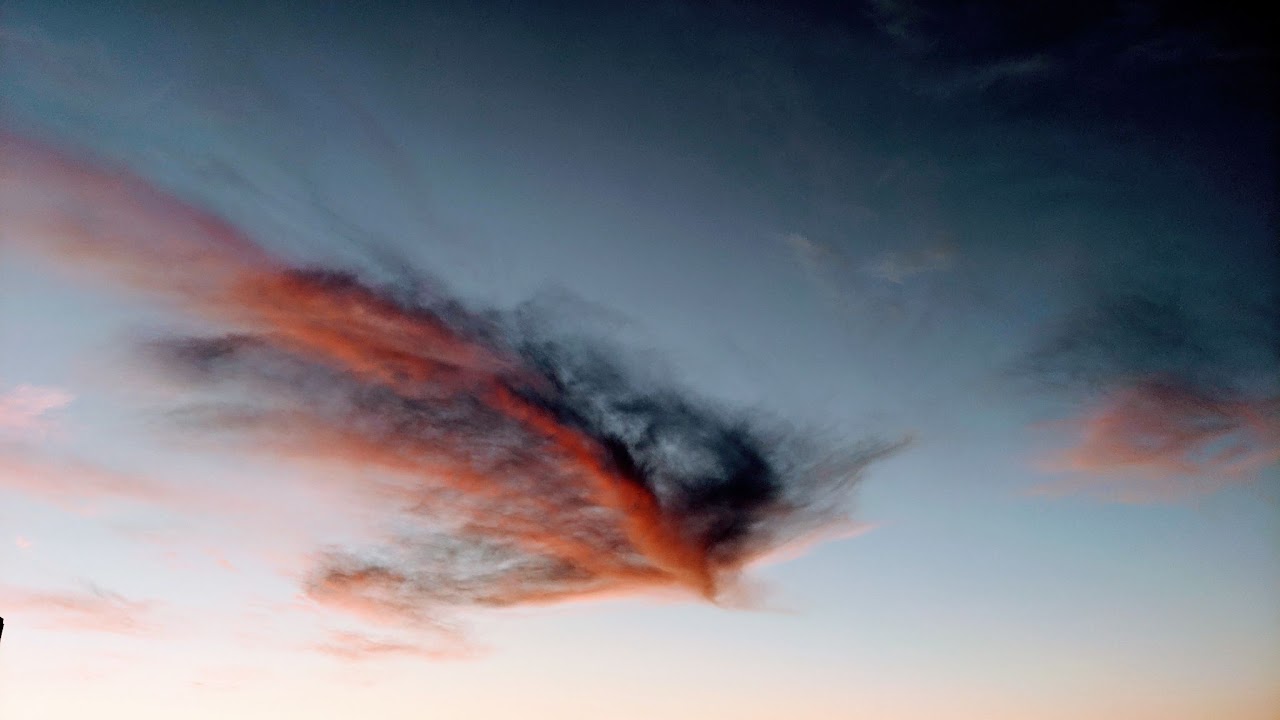 Cloud shaped like a phoenix over Gilbert, Arizona