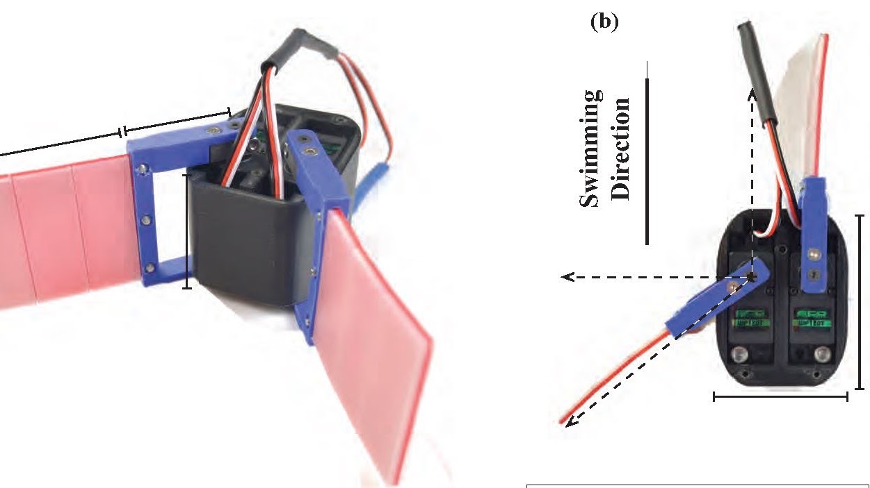 3D-printed compliant fin for locomotion in granular media